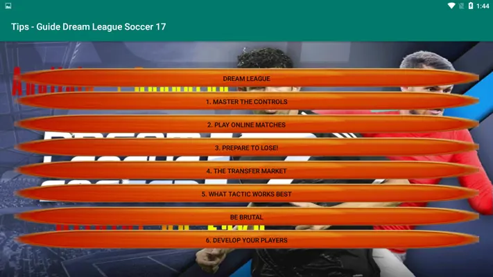 Tips - Guide Dream League Soccer 17 android App screenshot 1